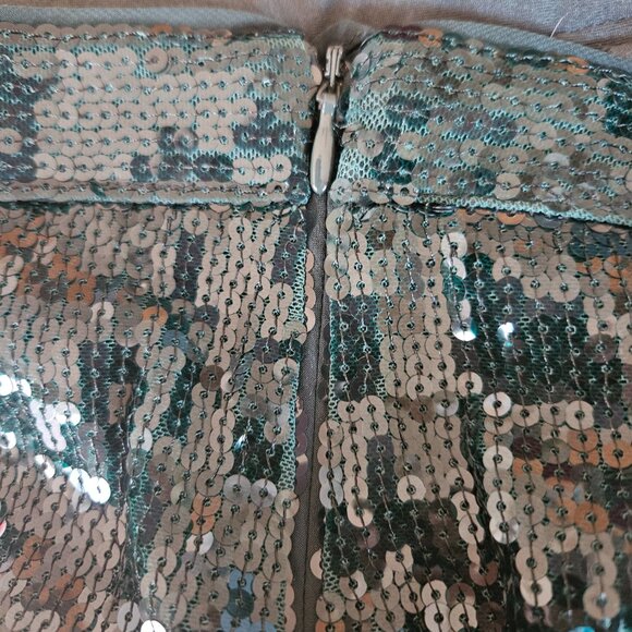 Maxie Hunter Green Sequin Skirt - Picture 6 of 8